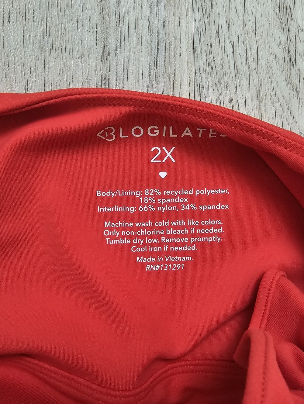 New Blogilates Ruffle Lace Up Athletic Tank Top - Picture 4 of 5